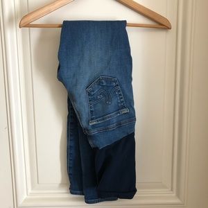 AG maternity skinny jeans size 25